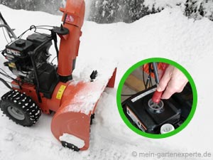Wie funktioniert eine Benzin Schneefräse
